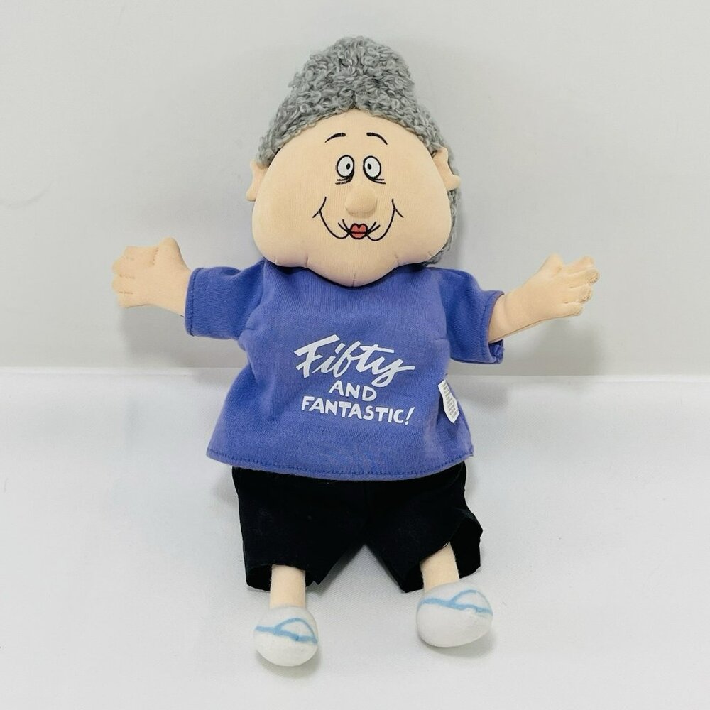Russ Fifty Fantastic Plush Doll Geezer Gallery Oldtimer Old 50th Birthday Women
